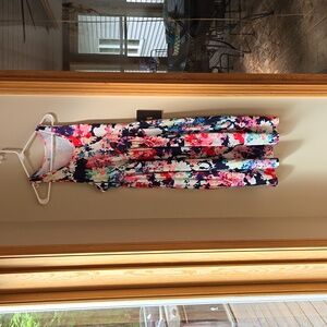 Hazel Blues Bright Floral Dress